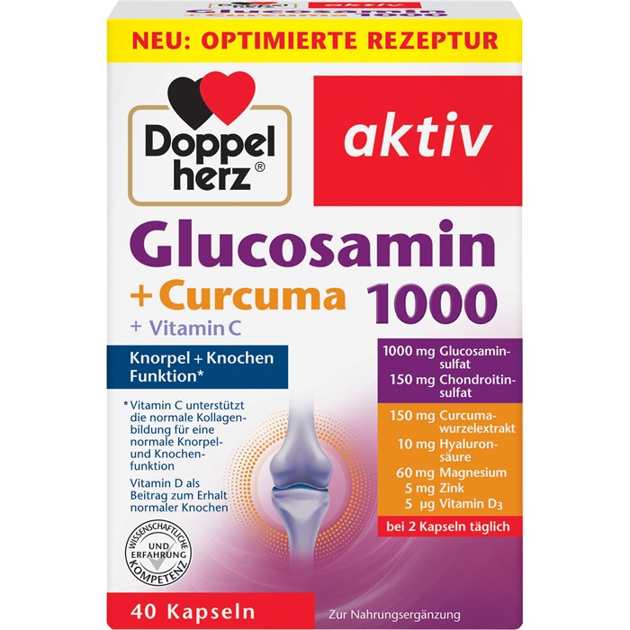 Glucosamin 1000 + Curcuma + Vitamin C