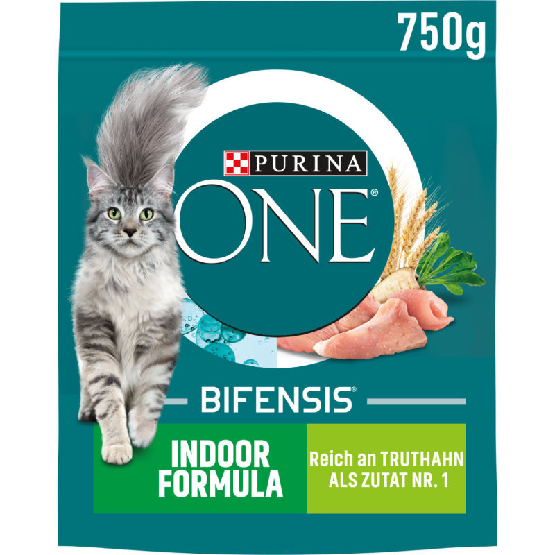 Purina ONE Trockenfutter Purina ONE BIFENSIS Indoor Formula für Hauskatzen 750 g