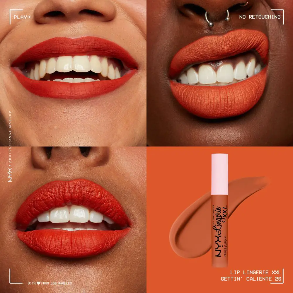NYX Lip Lingerie XXL течни кармин Getting Caliente