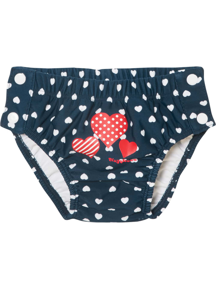 Playshoes UV-Schutz Windelhose Herzen zum Knöpfen in Marine günstig kaufen