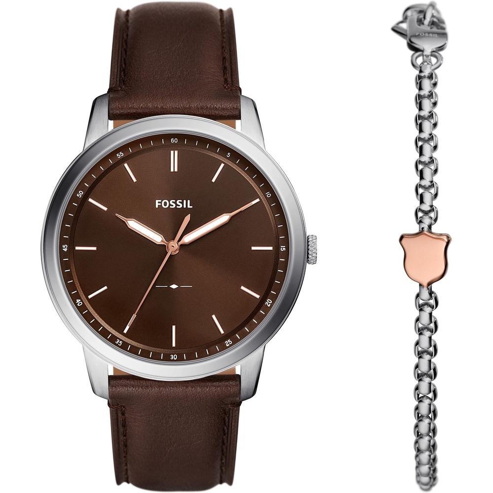 Fossil Set de montres Acier inoxydable Bijoux
