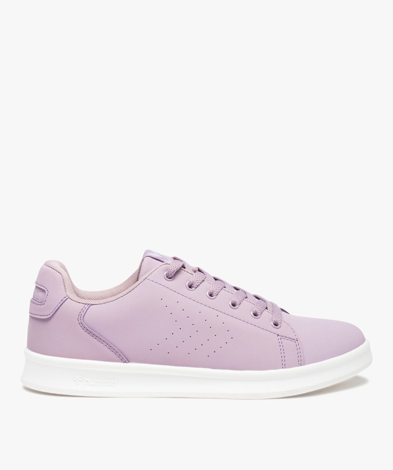 Tennis femme unies à lacets – Hummel Busan violet | GEMO