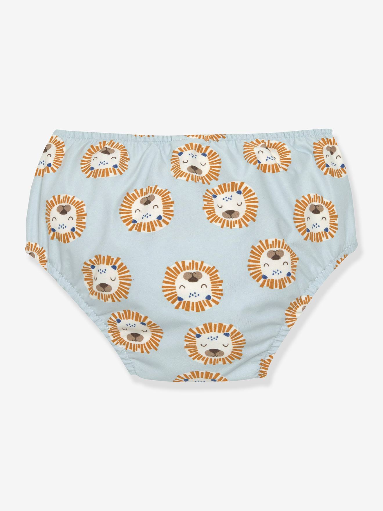 Lässig Baby Windelbadehose LÄSSIG - weiß bedruckt