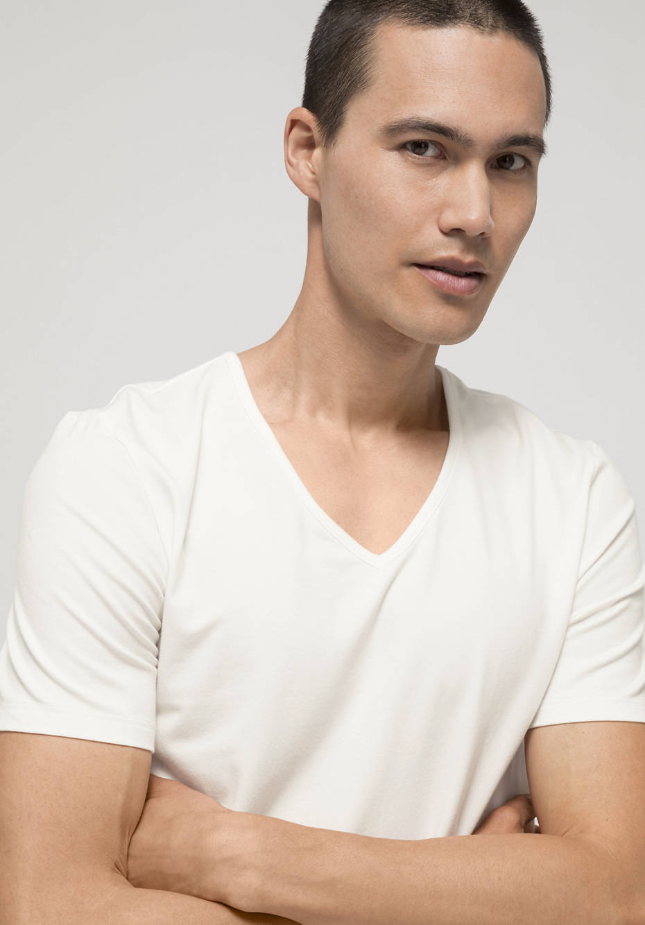 T-Shirt V-Neck PureLUX im 2er Set aus Bio-Baumwolle