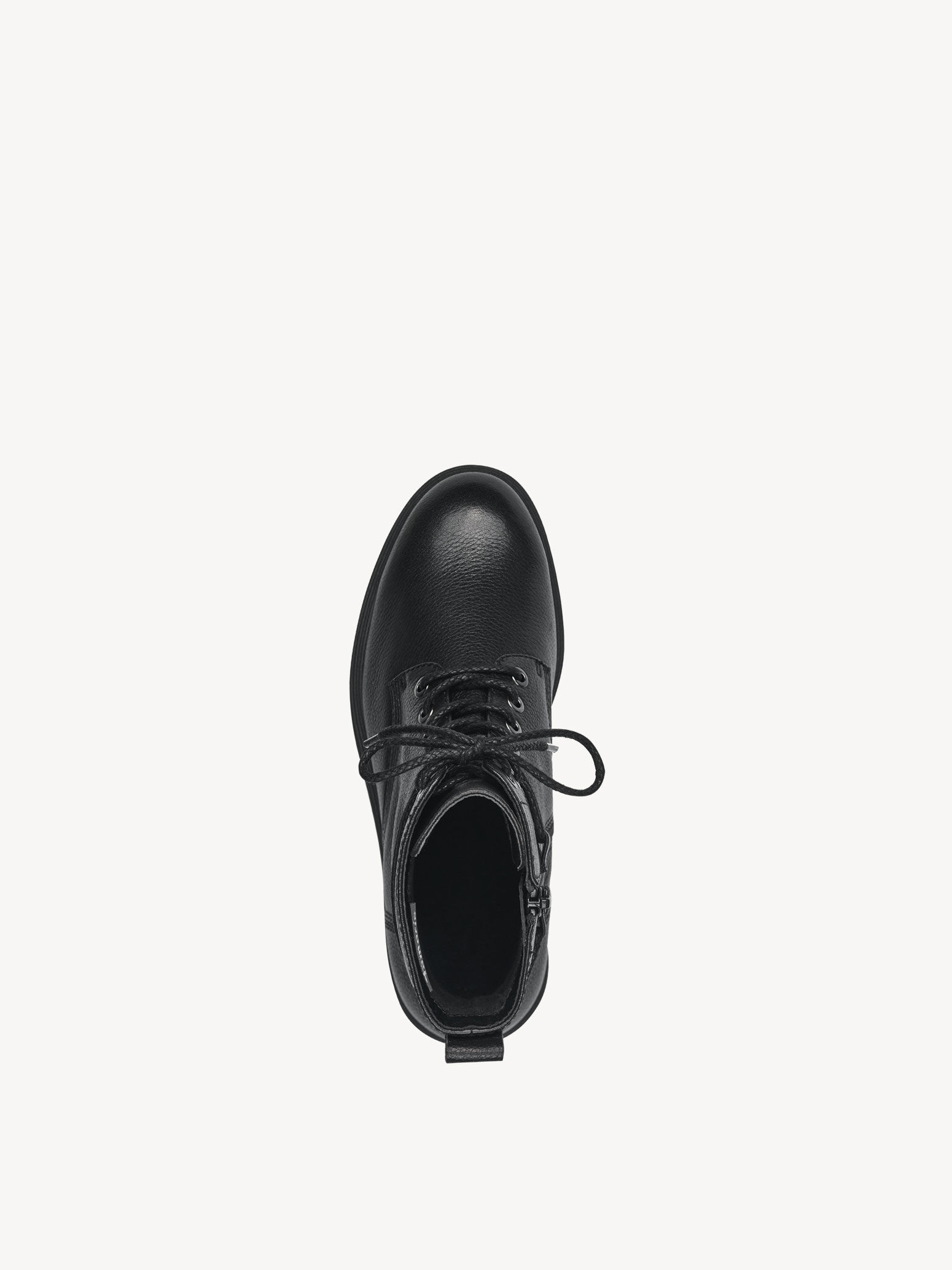 Bottine en cuir - noir