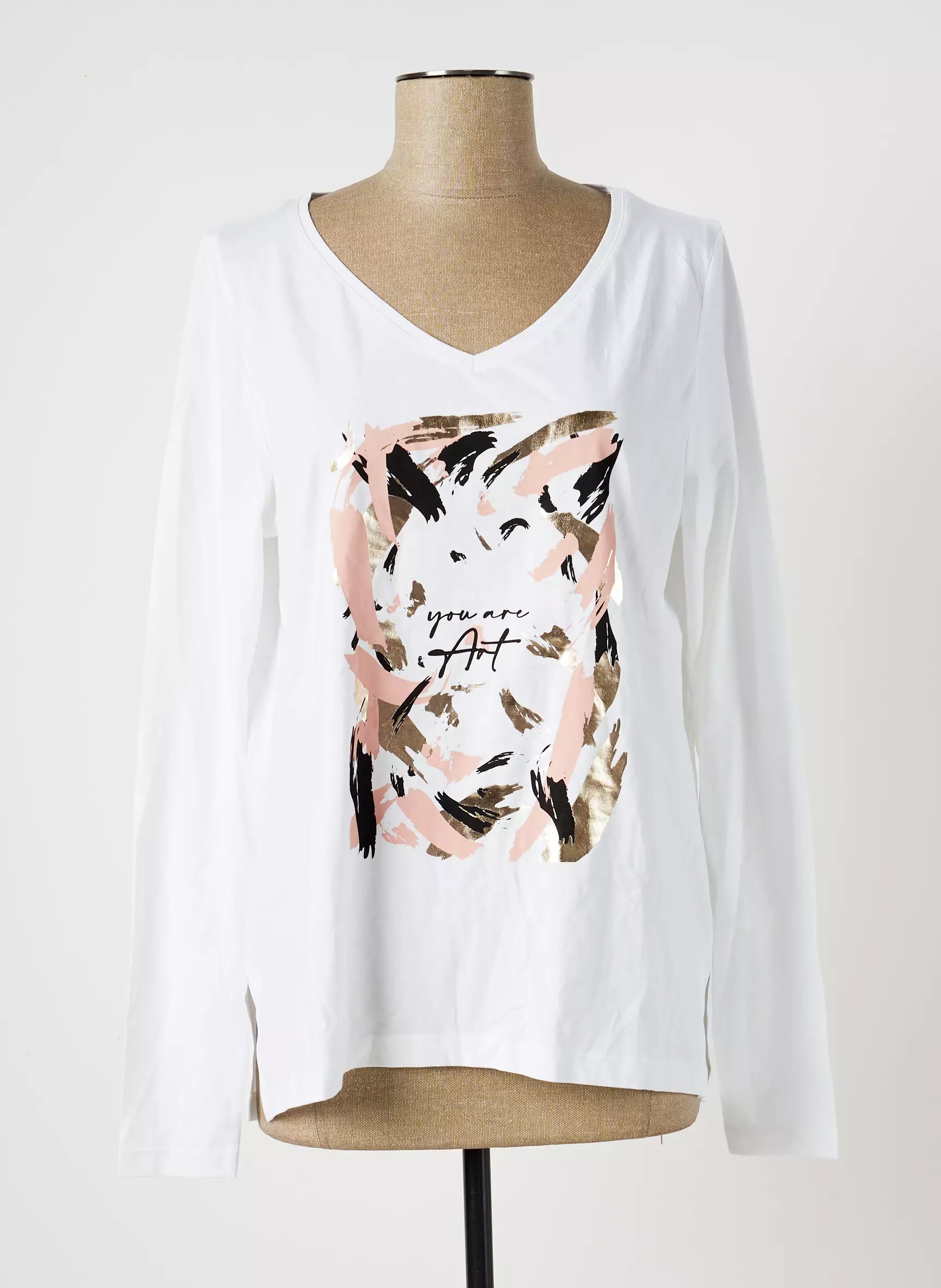 An Vito Tshirts Femme couleur blanc