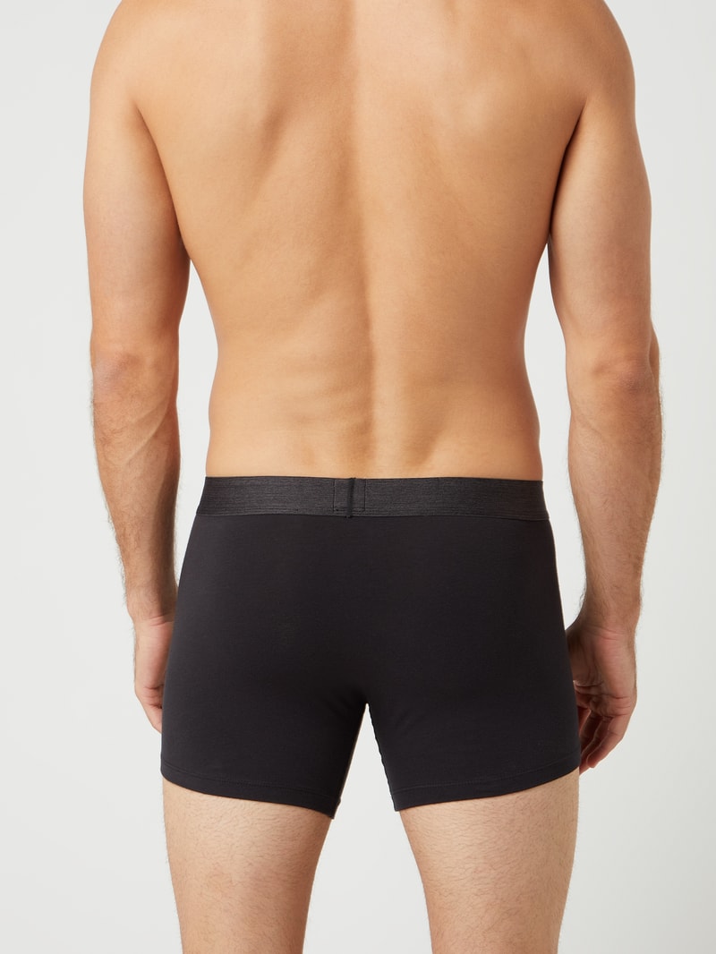 Trunks mit Stretch-Anteil im 2er-Pack in schwarz