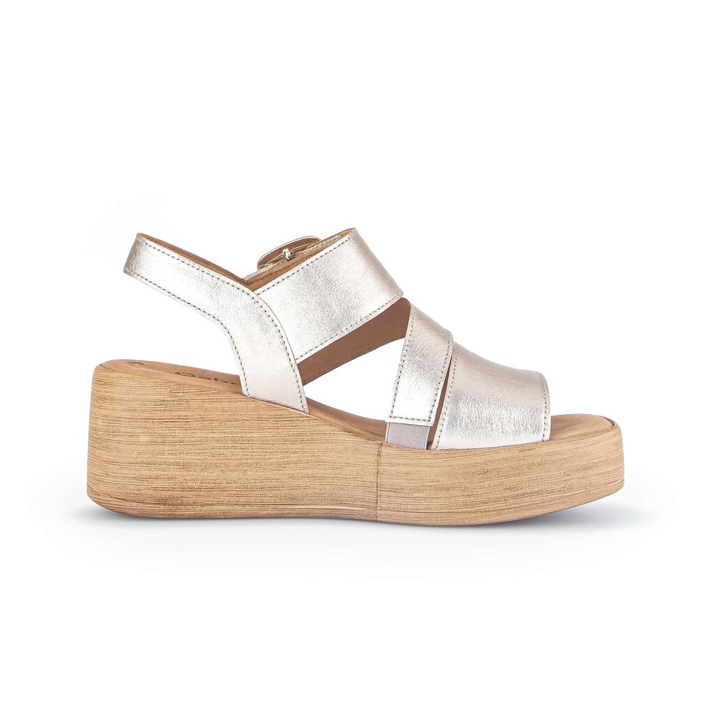Gabor fashion Keilsandalette gold
