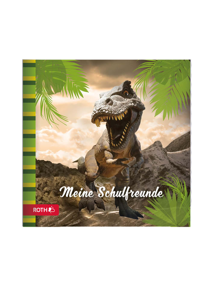 ROTH Freundebuch Tyrannosaurus 64 Seiten in Grün günstig kaufen onesize