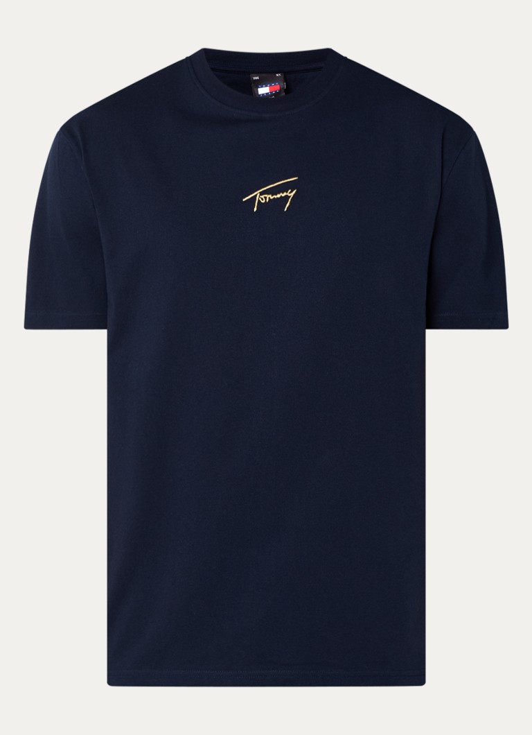 Tricou Tommy Hilfiger cu logo brodat