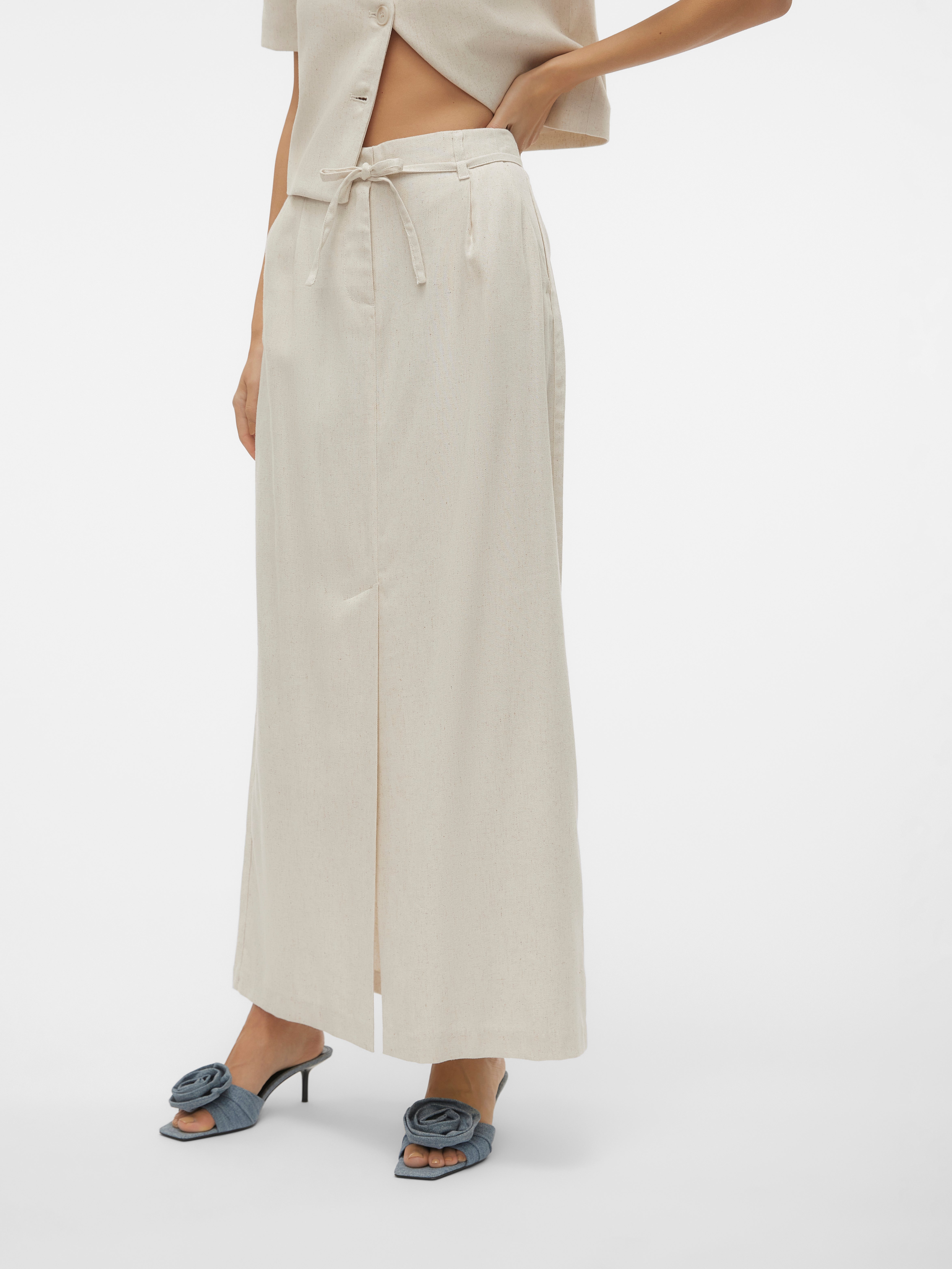VMFLORENCE Hohe Taille Langer Rock