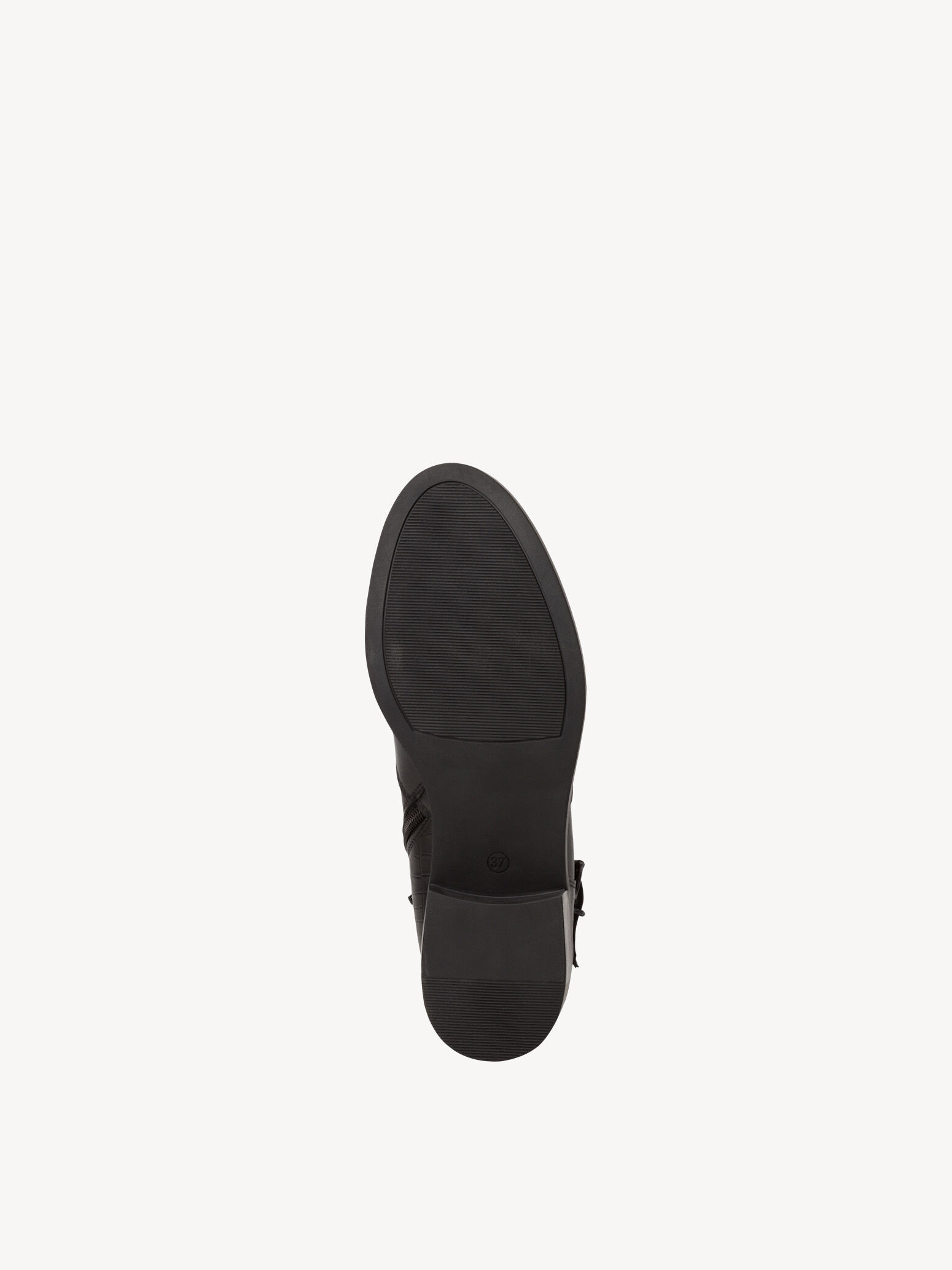 Bottine en cuir - noir