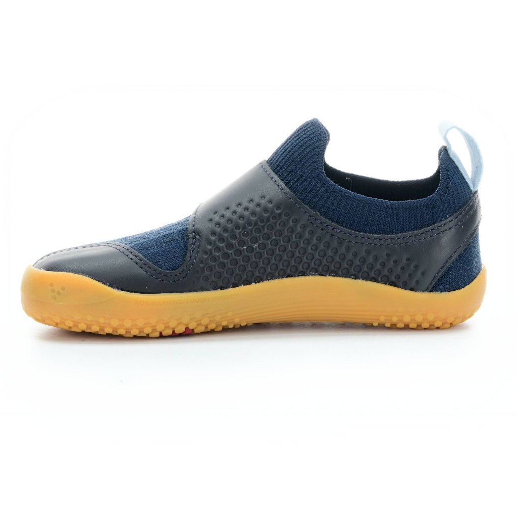 Vivobarefoot Primus Knit II K Midnight Leather sportliche Barfußschuhe