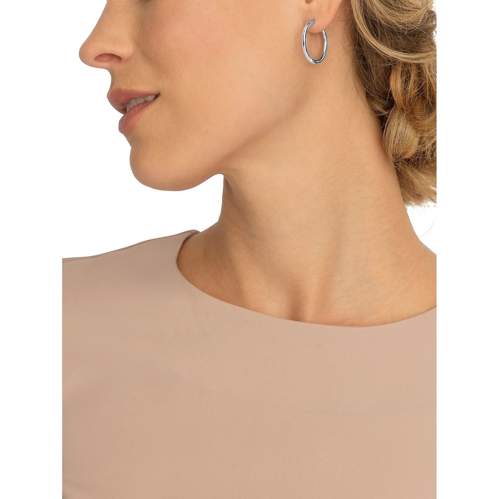 FAVS Créoles Acier inoxydable Boucles d'oreilles