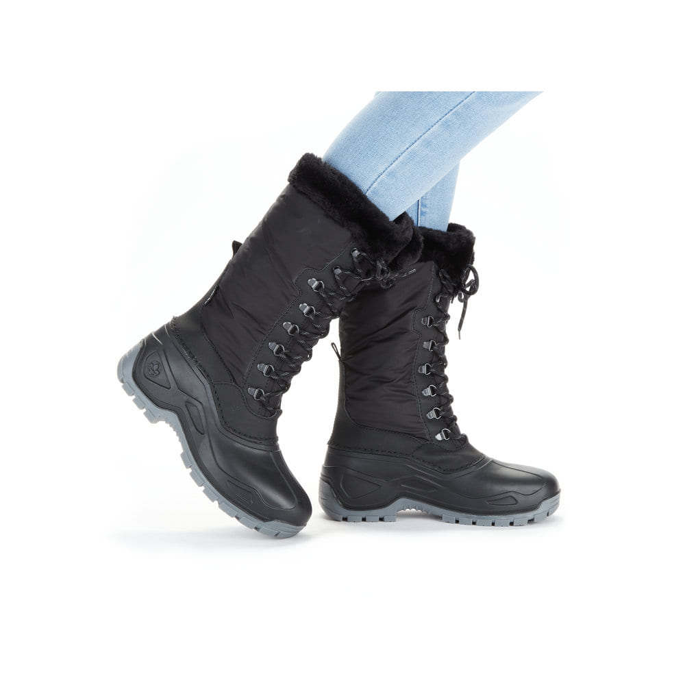 Rieker Damen Hochschaftstiefel tiefschwarz