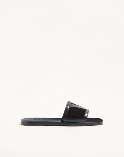 Viva Superstar Slide Sandal in Nappa en Crust