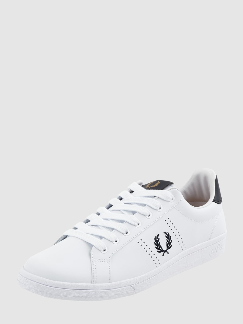 Sneaker aus Leder in weiß