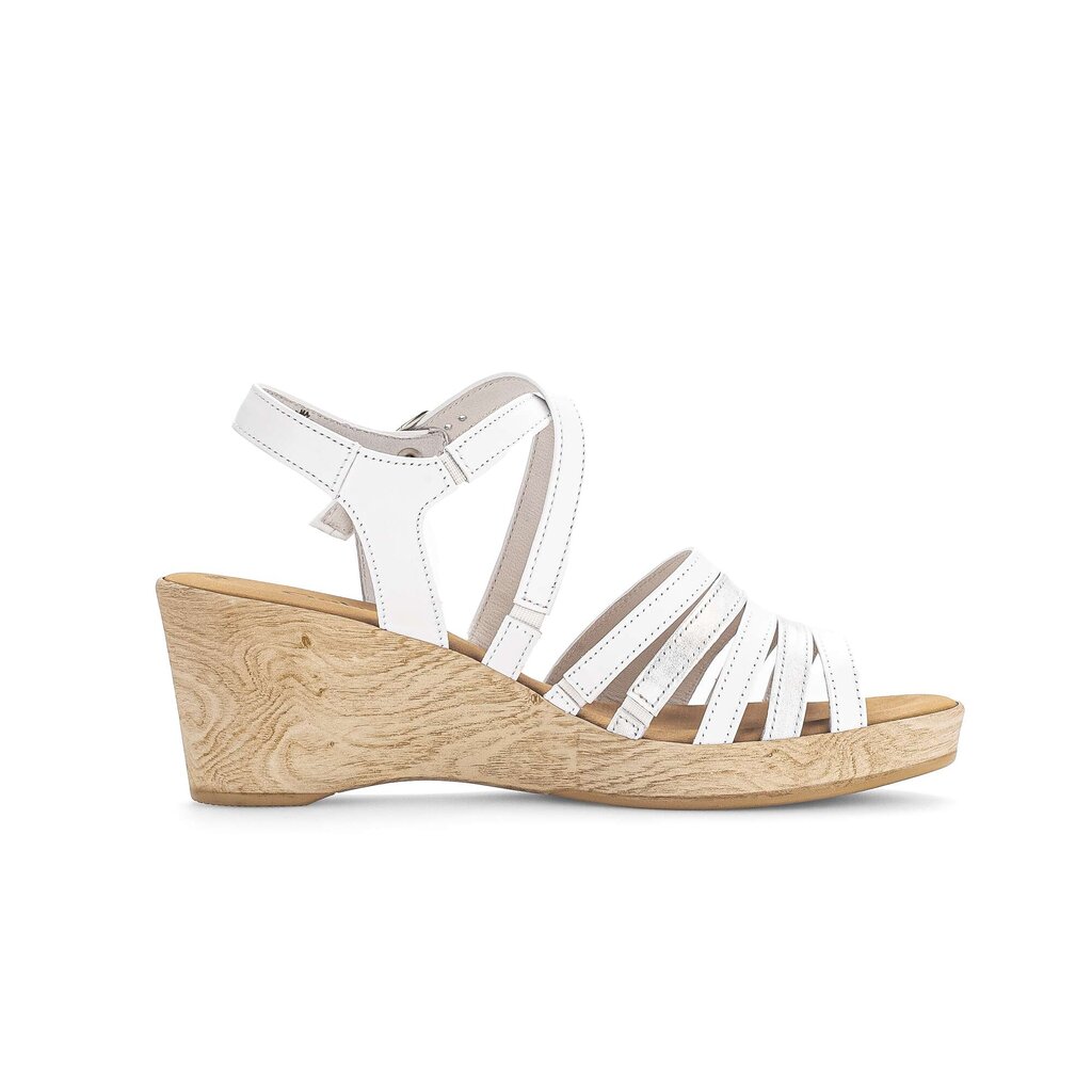 Gabor fashion Keilsandalette weiß