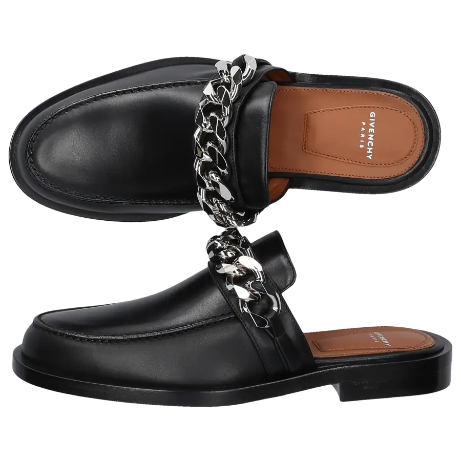 Givenchy - Slipper Kalbsleder - schwarz