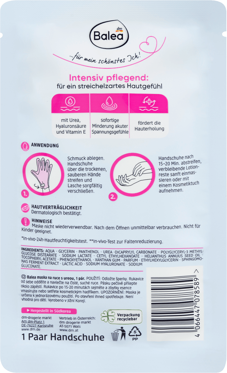Handschuhmaske Urea (1 Paar), 2 St