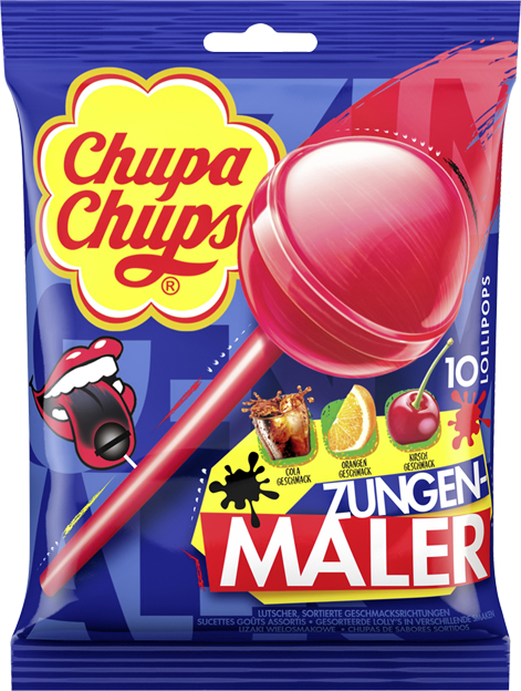 Chupa Chups Lutscher Zungenmaler