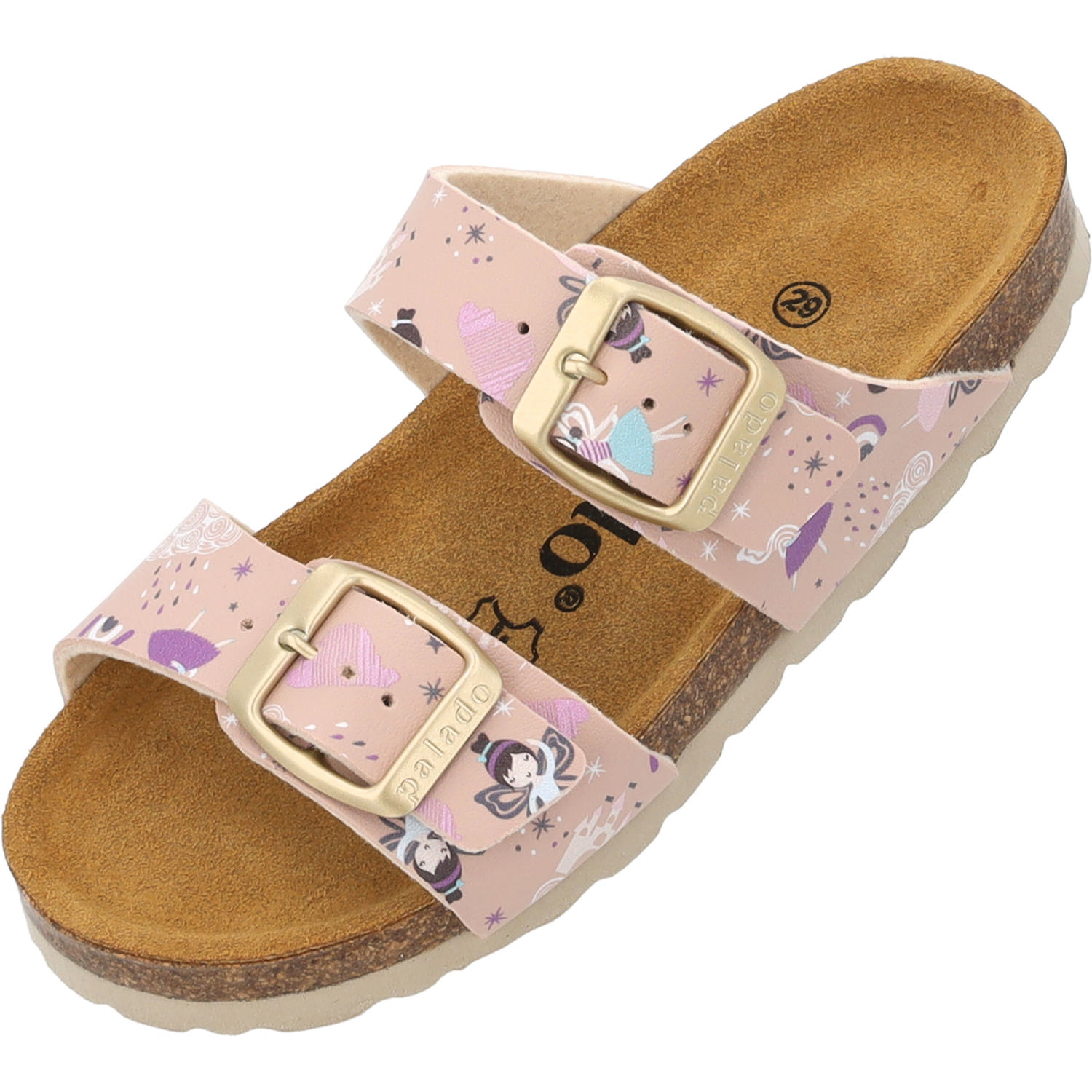 Palado Kids Samos G Print, Pantoletten, Kinder, Puder Fairy