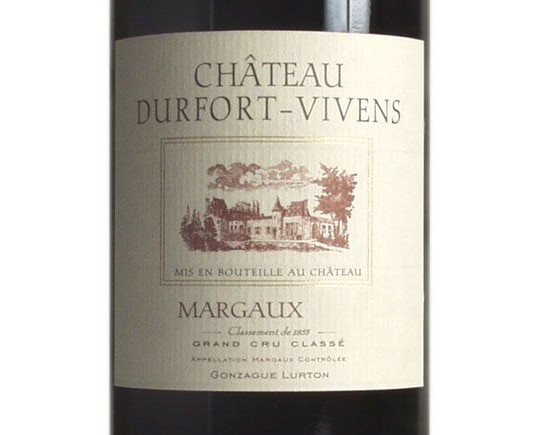 Château Durfort-Vivens 2007 Bordeaux Margaux