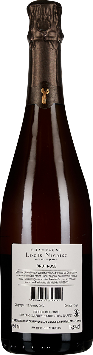 Louis Nicaise Champagne Premier Cru Brut Rosé
