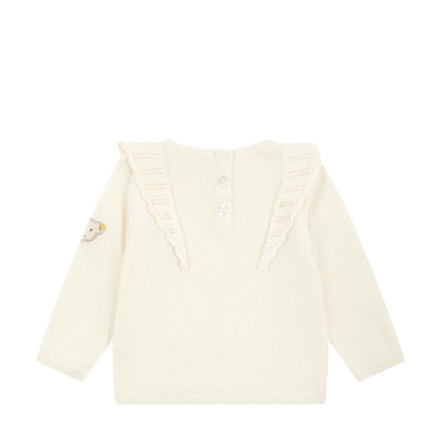 Pullover, beige für Mädchen