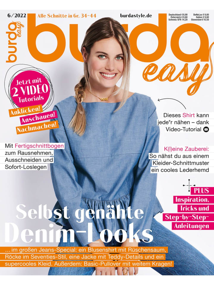 Hubert Burda Media 4 x BURDA EASY Zeitschrift (Gutschein für Jahres Abo) günstig kaufen onesize
