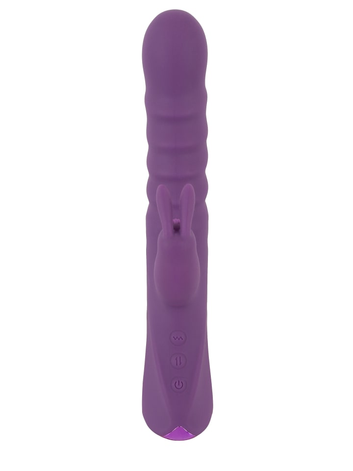 Javida Rabbitvibrator 2 Function Rabbit Vibrator in lila günstig kaufen 24 cm