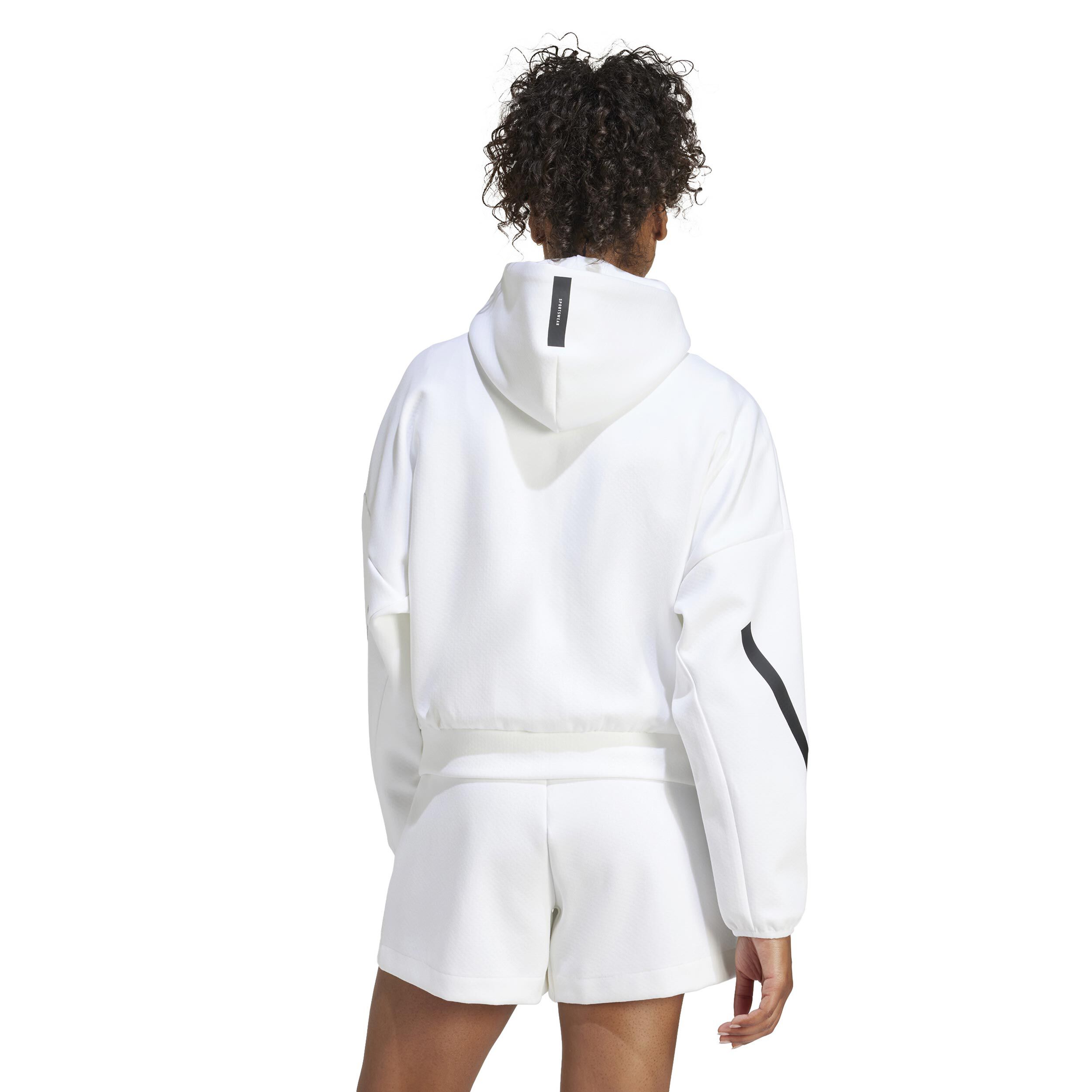 Z.N.E. Sweatjacke Damen - Weiß
