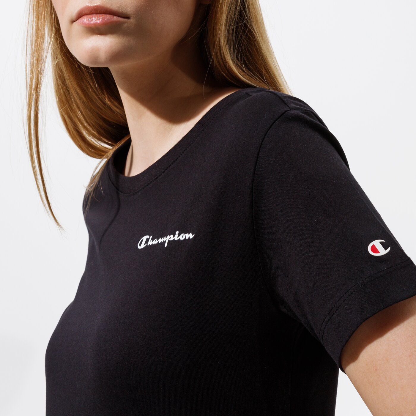 CHAMPION T-SHIRT CREWNECK T-SHIRT Schwarz