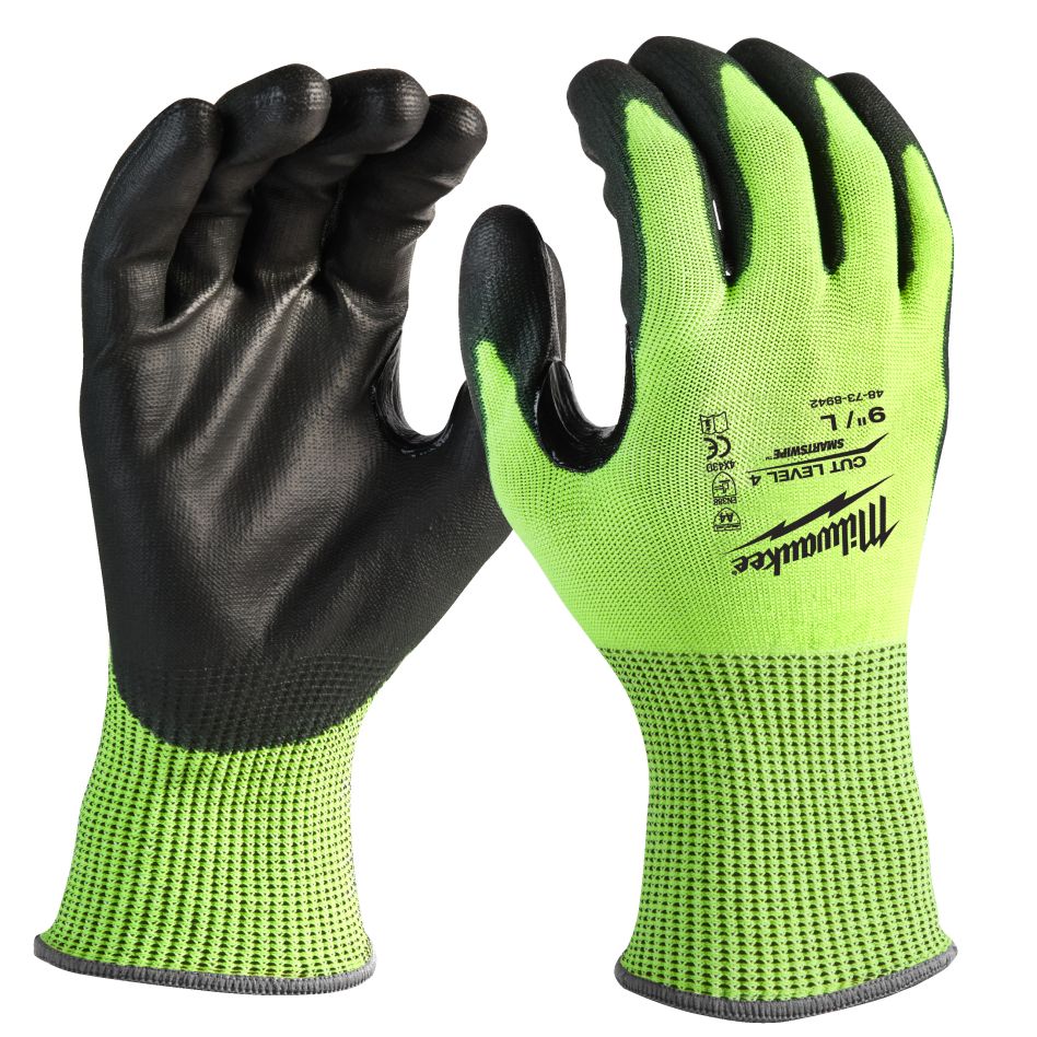 Milwaukee Accessories 4932479926 Radne rukavice visoke vidljivosti, klasa zaštite od reza 4/D - 7/S - 1 par