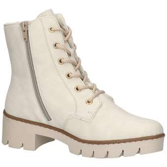 Rieker Schnürstiefelette in beige