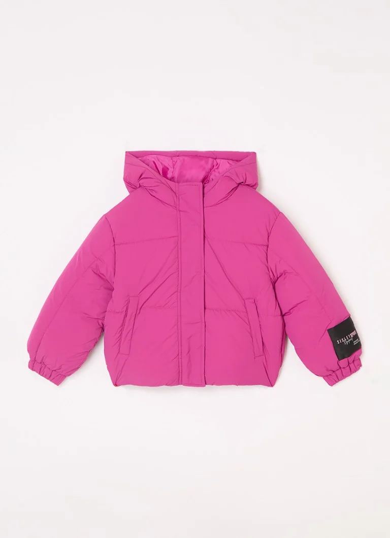 Sisley Young Puffer jacket with hood