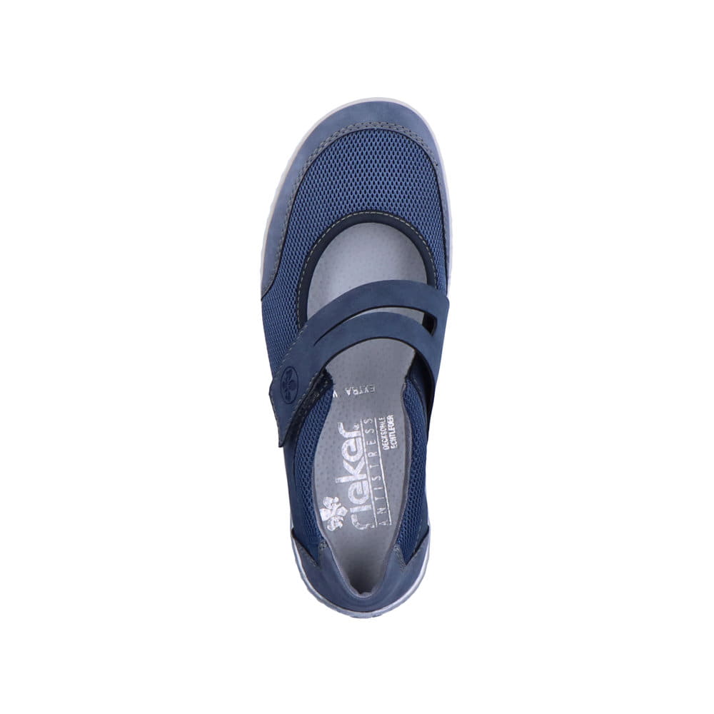 Rieker Damen Ballerinas königsblau