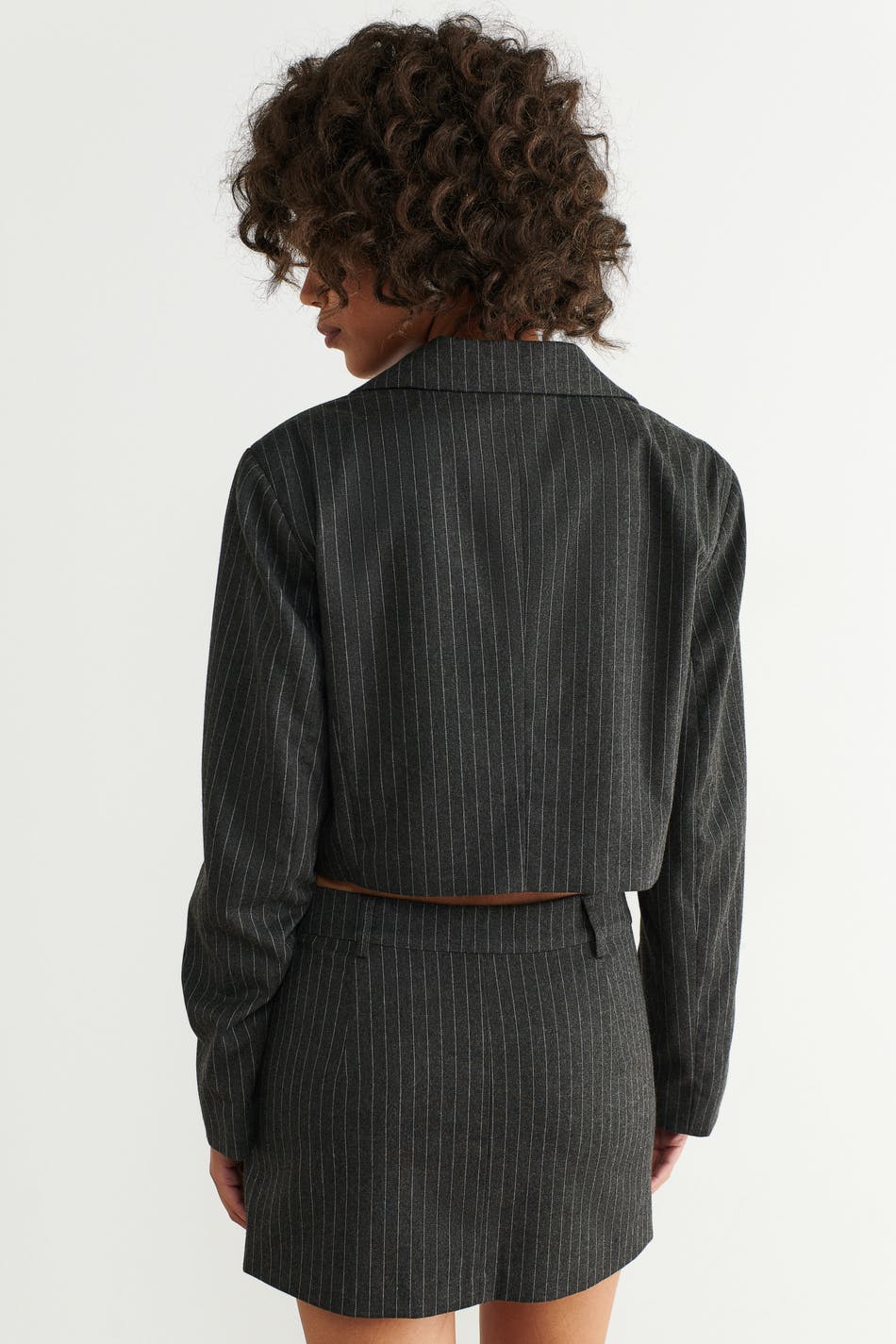 Annelie pinstripe skirt