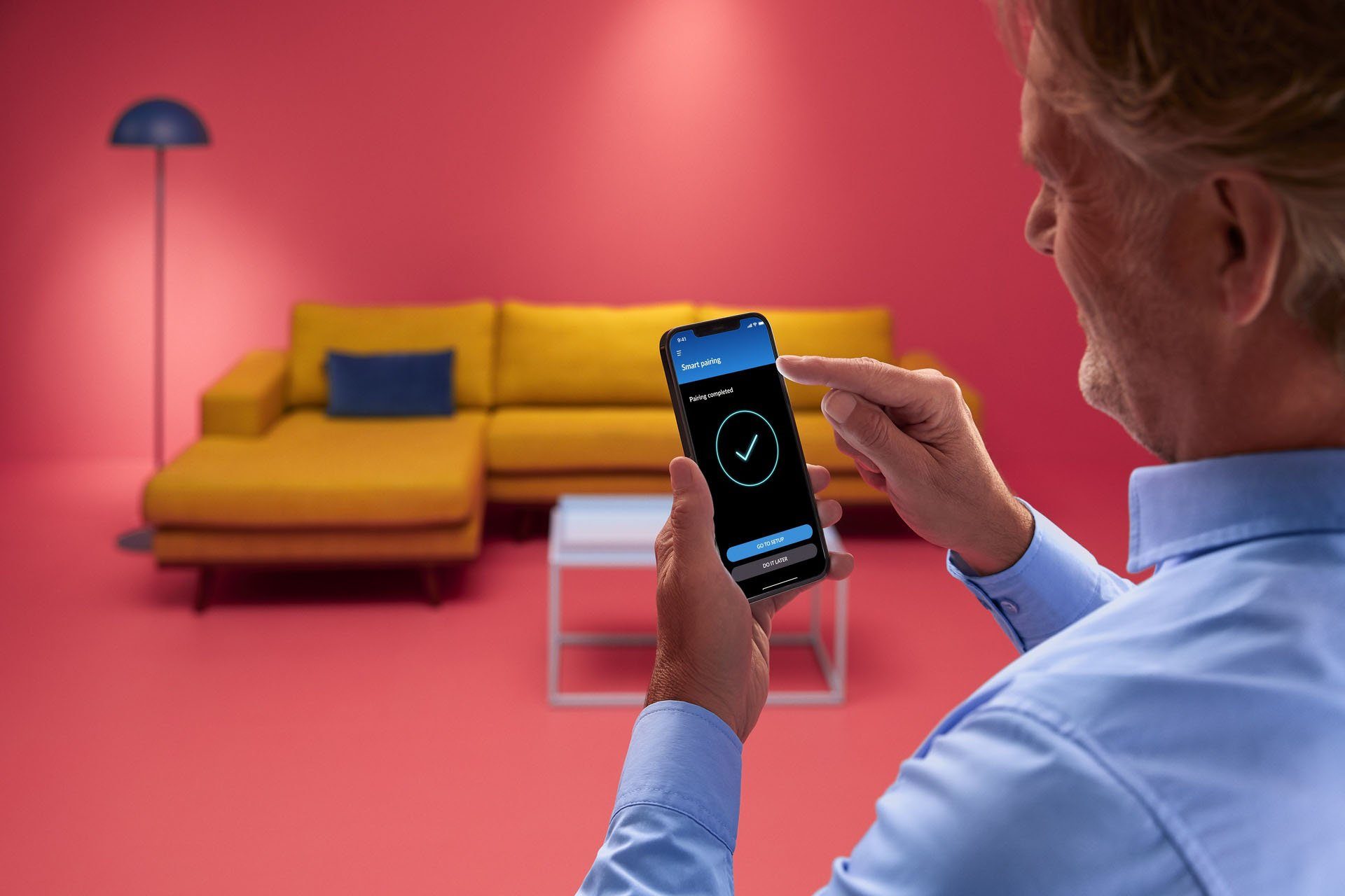 WiZ LED Deckenspots IMAGEO, Leuchtmittel wechselbar, warmweiß - kaltweiß, Millionen Farben und dynamische Lichtmodi
