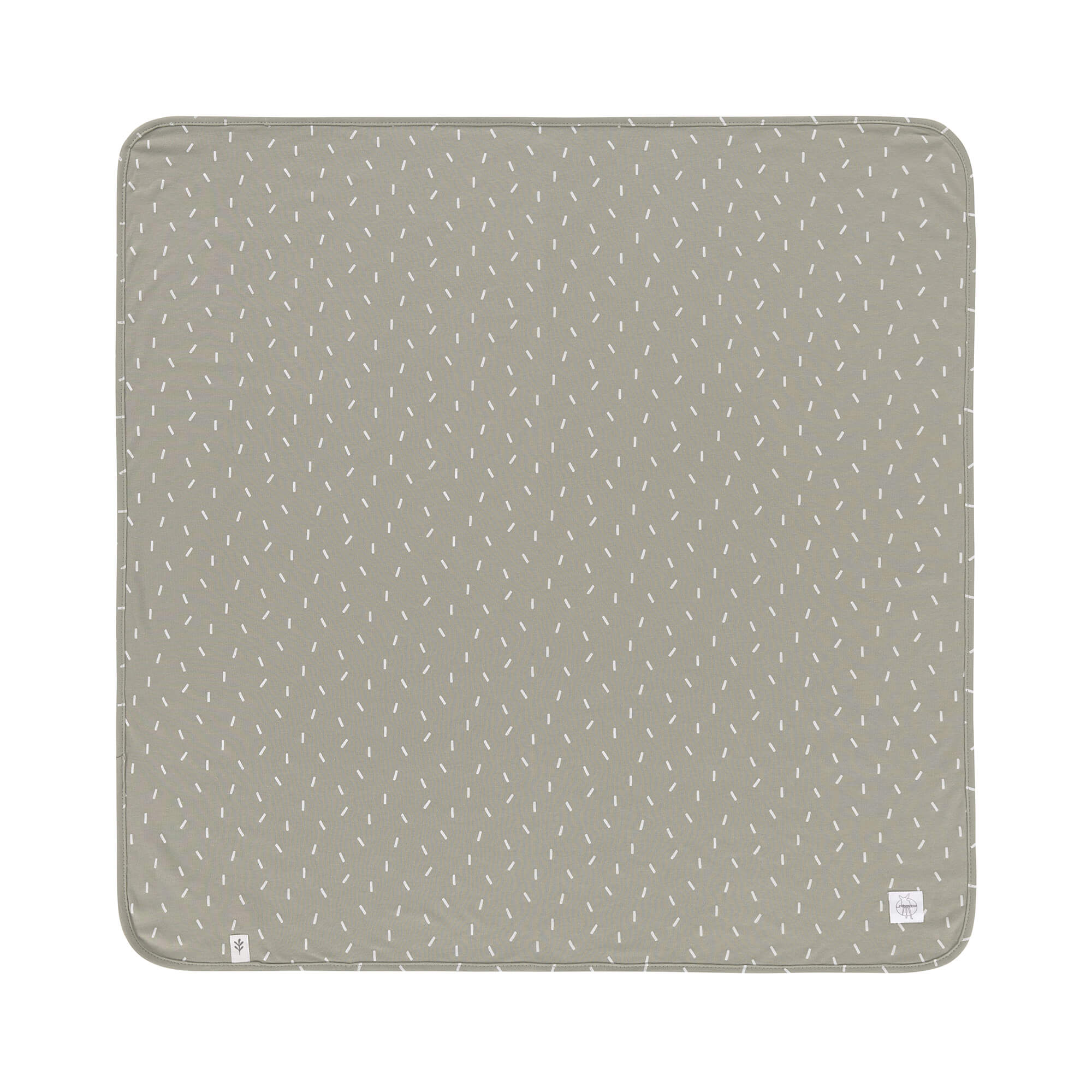 Babydecke - Bio Baumwolle, Speckles Oliv