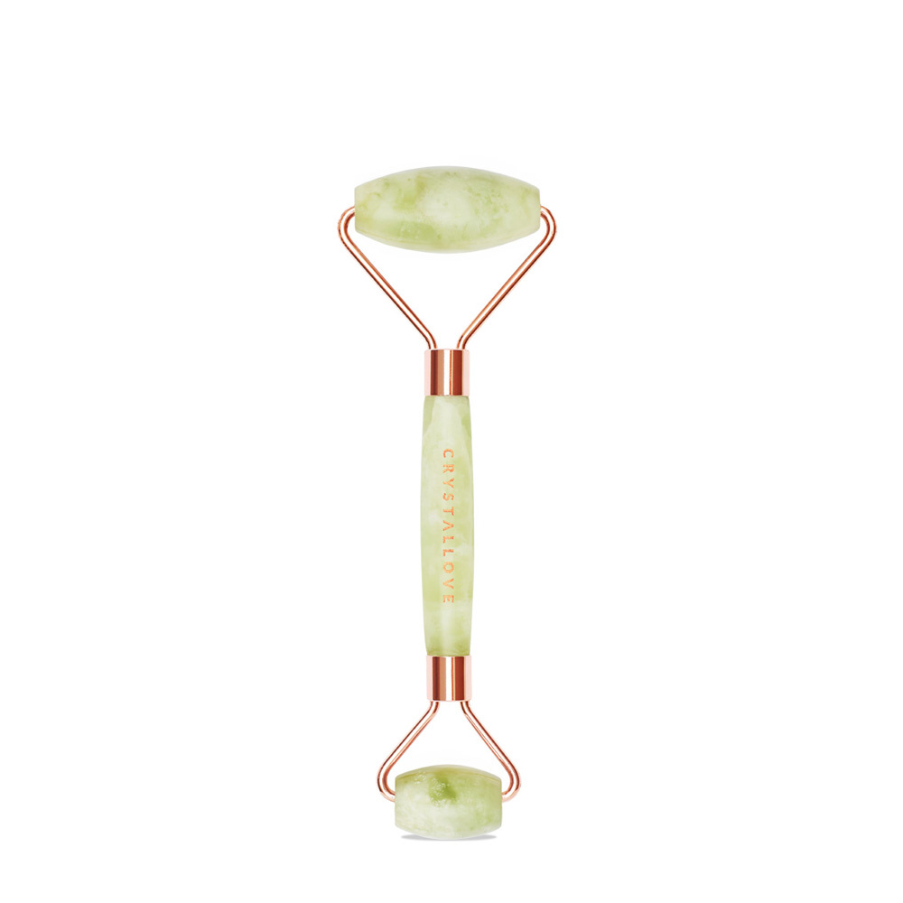 crystallove CRYSTALLOVE Jade roller / Roller pour massage du visage en jade Roller pour massage du visage