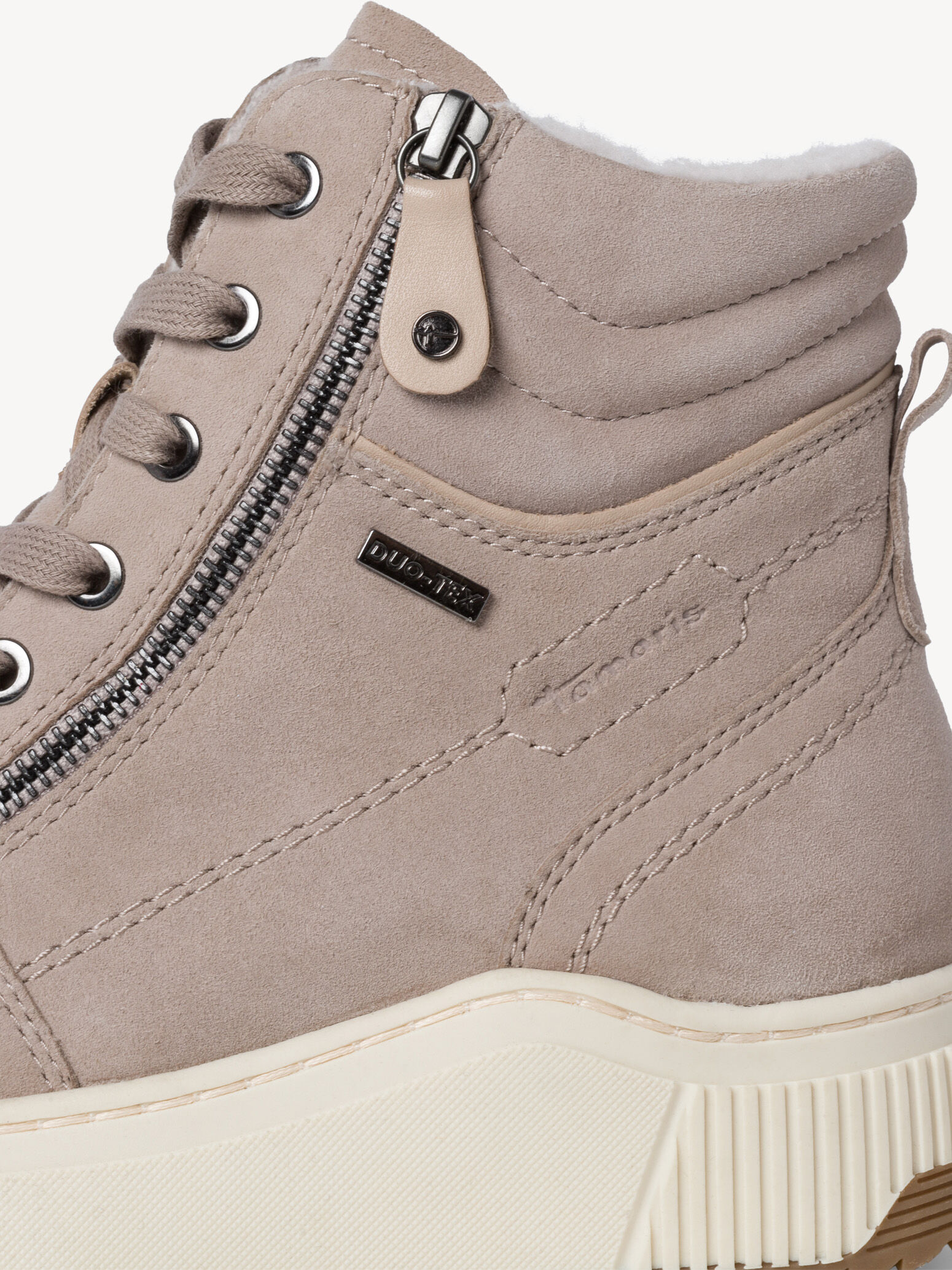 Bottine en cuir - marron