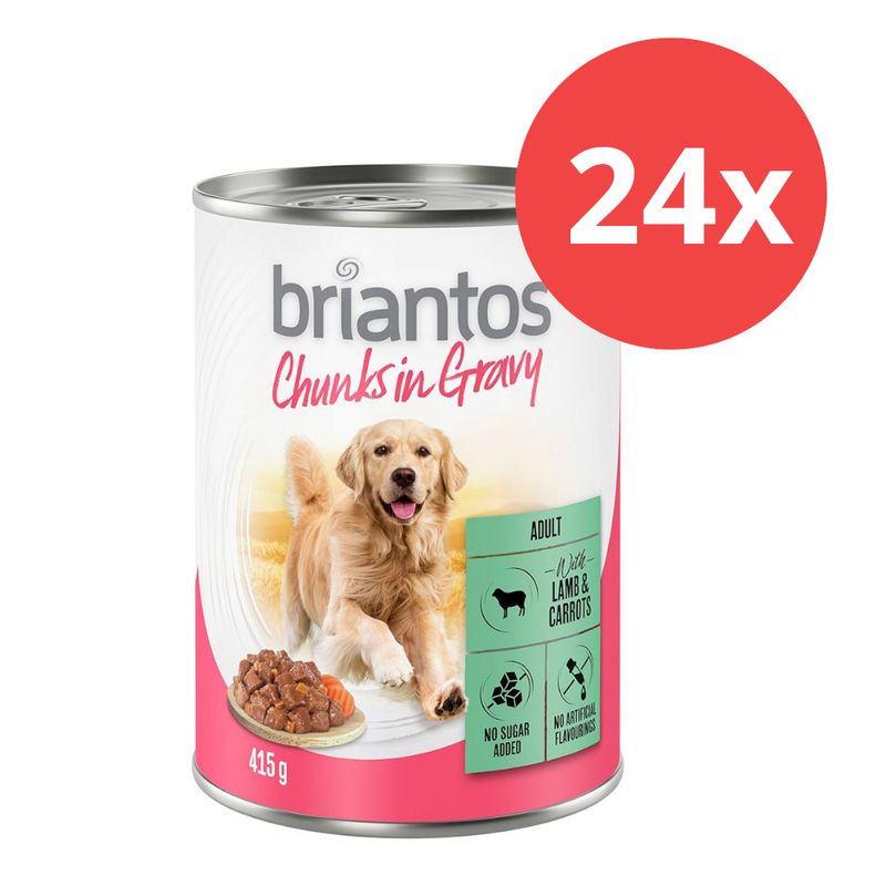 Sparpaket Briantos Chunks in Gravy 24 x 415 g