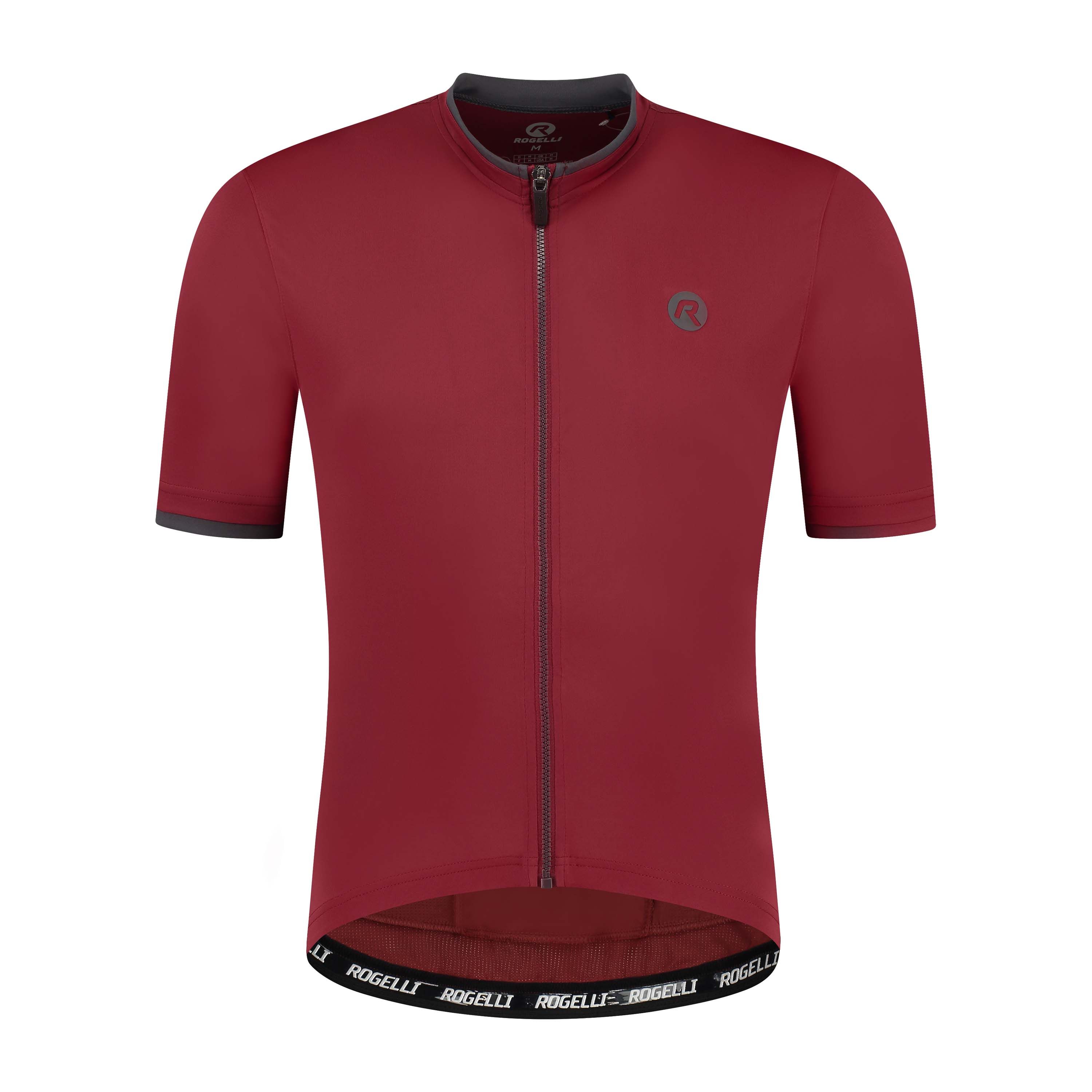 Rogelli Essential Bordeaux Herren Radtrikot