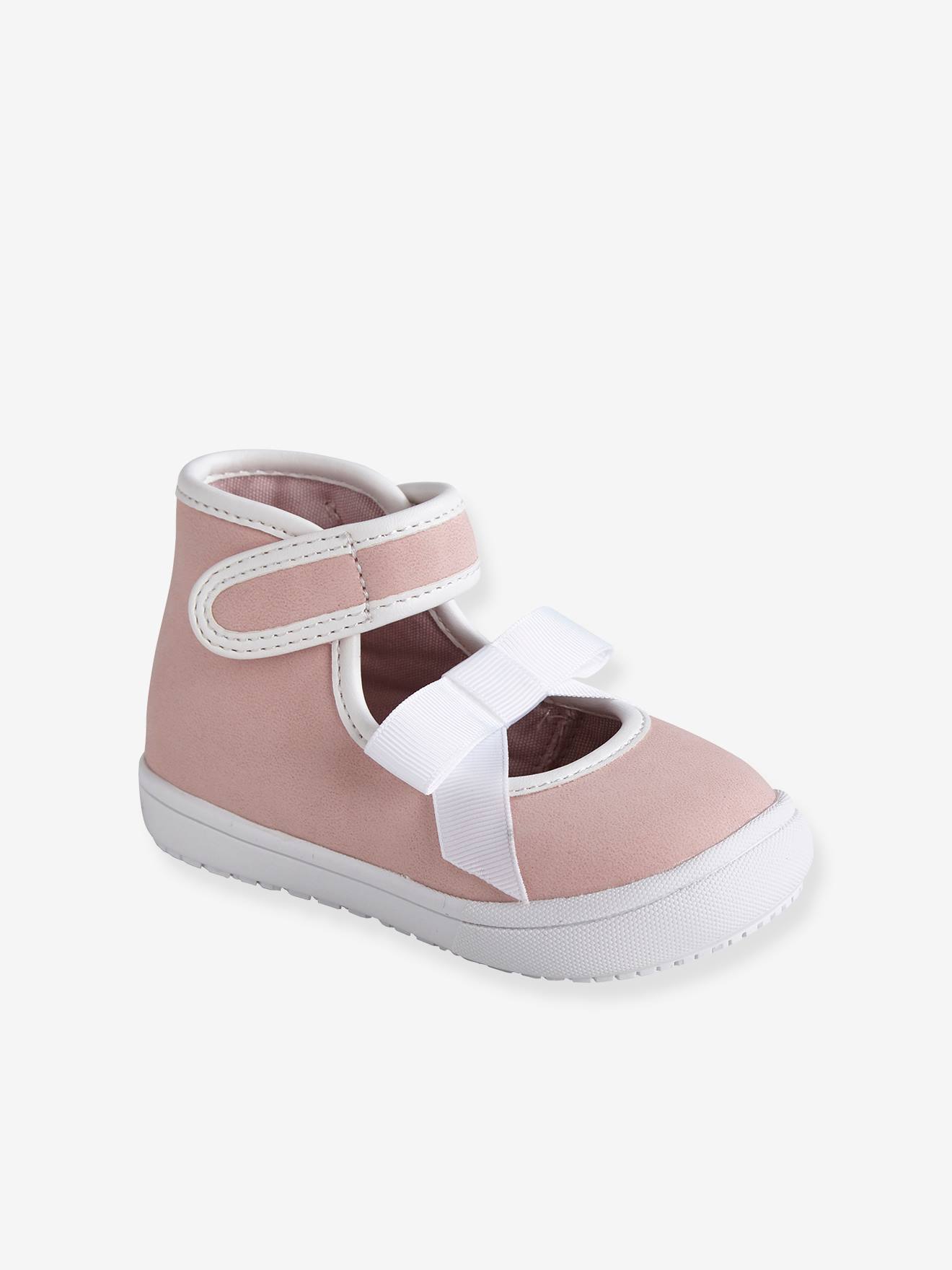Baskets fantaisie bébé fille nude