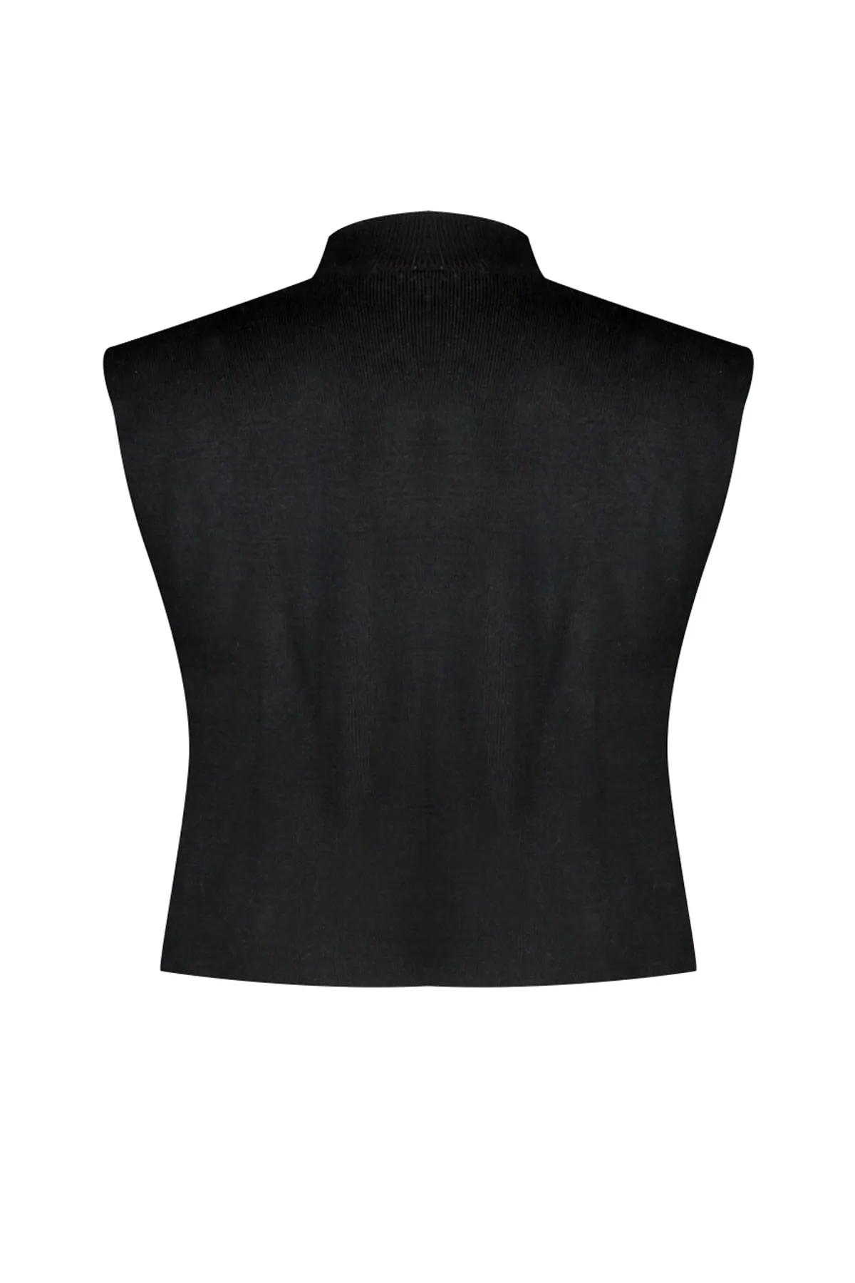 Trendyol Collection  Strickweste - Schwarz - Regular Fit