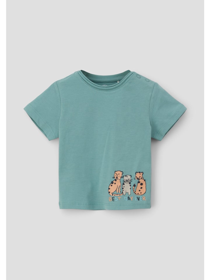 s.Oliver T-Shirt kurzarm in Petrol günstig kaufen