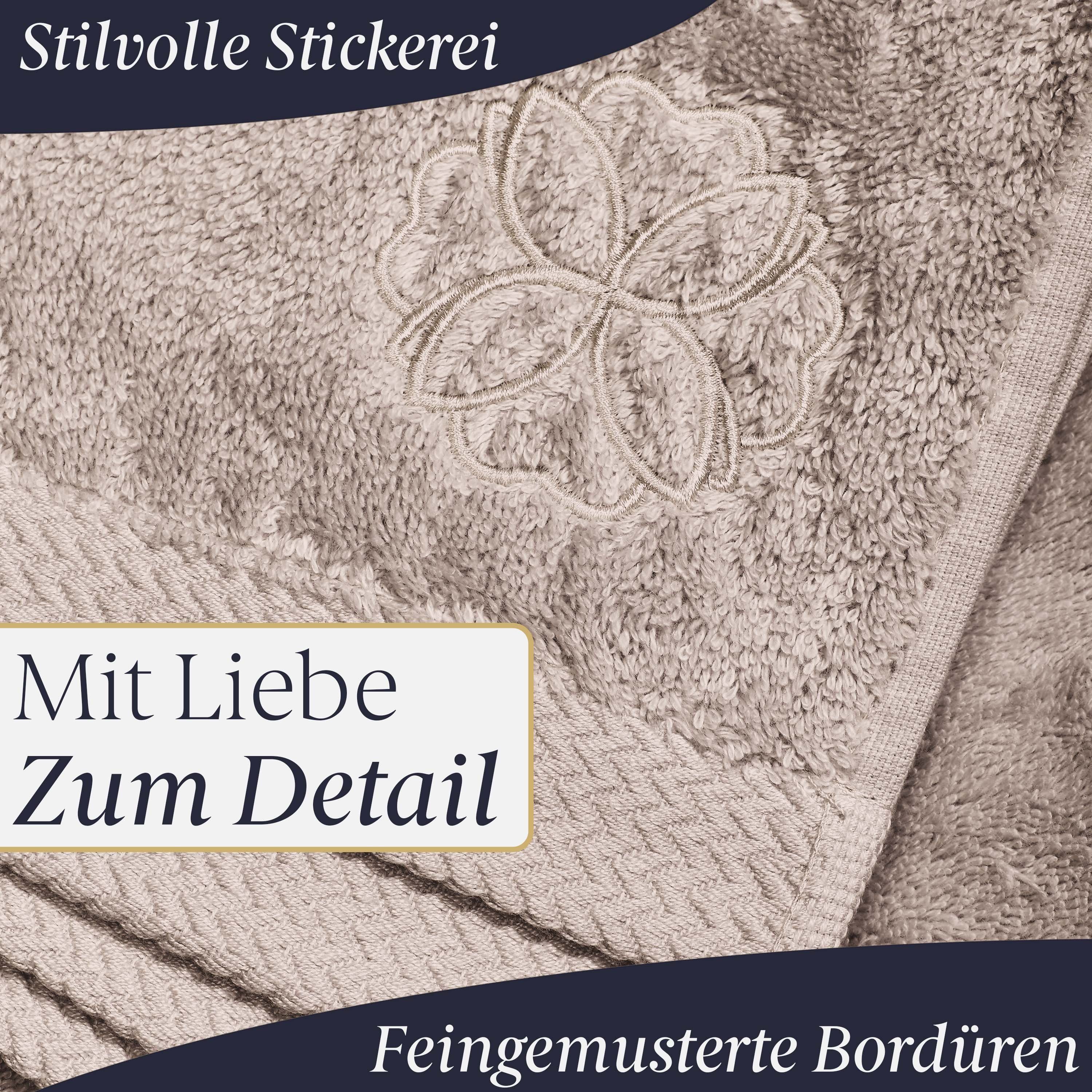 Liebenstein Handtuch Set Premium Handtuch Set - 2x 70x140 cm und 2x 50x100 cm, (4-tlg), außergewöhnlich weich und saugstark