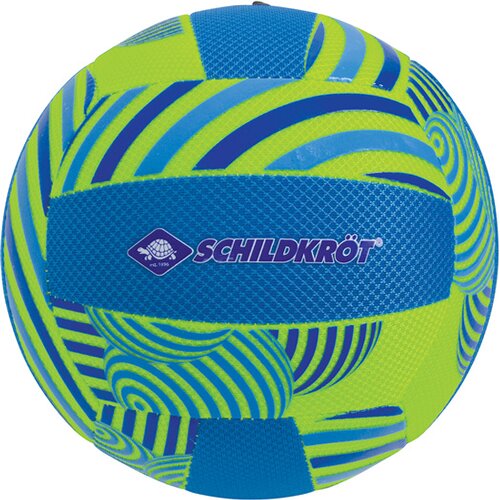 BALL SCHILDKRÖT BEACHVOLLEYBALL PREMIUM, TEXTILE OBERFLÄCHE MIT GRIFFIGEN SILIKON-PRINT,