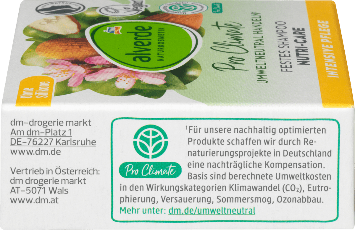 Festes Shampoo Nutri-Care, 60 g